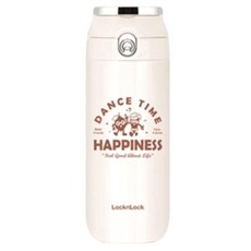 락앤락 댄스타임 접이식 손잡이 팝업식 보온병 LHC331, 1개, 460ml, 베이지