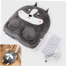 USB보온신발 허스키 캐릭터 쿠션 거실화 TPWD39AAC