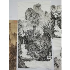 代畫 山水寫意畫作, 參考詳情頁