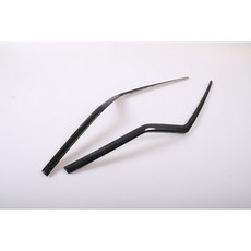 飛耀 CRV5 專用車標框 水箱罩 保護裝飾, 1個, CRV5.5燈眉-2件(5無法用)碳纖紋