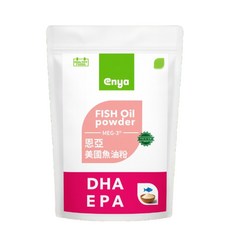 enya 恩亞 DHA魚油粉 250g/袋 美國精製 MEG-3 無腥味好吸收, 1個