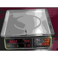 電子秤商用50公斤臺秤賣菜用稱重家用電子稱市場稱菜30kg充電, 紅字凹盤50公斤超防摔雙鋰電池室內, 1個