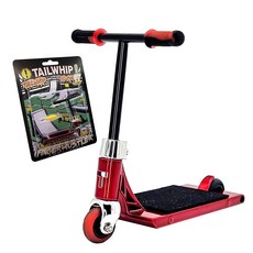 TAILWHIP 핑거 스쿠터 메탈 놀라운 트릭을 위한 내구성 있는 미니 스쿠터 테크 데크 핑거보드 자전거 및 스케이트 파크와 호환 손 운동 능력 향상 어린이 성인을 완, TAILWHIP 핑거 스쿠터 메탈, 놀라운 트릭을 위한