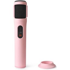 지오무 실리콘 커버 JBL 파티박스 케이스 무선 마이크 부드럽고 유연하며 긁힘 방지 보호용 검정, Pink
