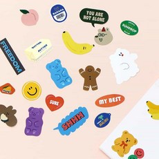 살림냥 타투스티커 캐릭터타투스티커