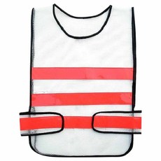 A級反光背心 白網橘條 交通指揮 施工安全 輕量透氣 側邊可調節