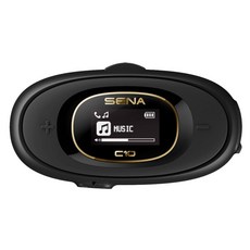 SENA C10 機車安全帽藍牙耳機, 黑, F