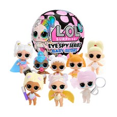 [손오공공식] 엘오엘 서프라이즈 아이 스파이 베이비 시스터 피규어 키덜트 수집 인형계 인기템 어린이 선물, 단품
