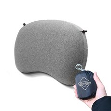 onewind 공기 주입식 캠핑 베개 초경량 소프트 인체 공학적 해먹 수면용 휴대용 배낭여행 하이킹 여행용 Gery