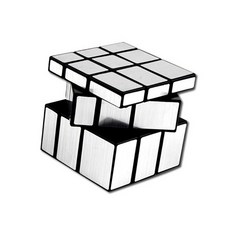 매직 미러 큐브 실버 휴대퍼즐템 문제해결놀이 작은두뇌게임