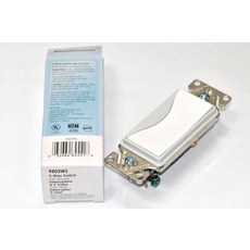 美國 COOPER 9513WS 三開(指示燈) 純白色 電源開關, 1個