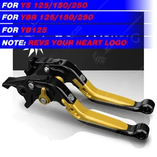 야마하 YS 125/150/250/YBR 브레이크 레버 세트 접이식 조절 가능한 핸들 오토바이 액세서리 부품, 28 BLS, 01 빠른