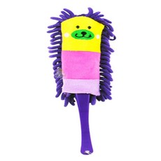 두두쇼핑몰샵 캐릭터 극세사 먼지떨이 차량용먼지털이 자동차먼지털이 차량용극세사먼지털이개, 보라