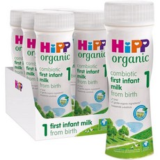 HiPP 1 Baby Milk Ready to feed liquid 힙 1단계 유아 액상 분유, 200ml