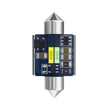 賀野市集 燈泡 1860 LED 雙色 解碼 閱讀燈 行李箱燈 車用燈泡, 雙尖 31mm