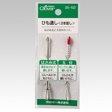 【YUBU】clover 可樂牌 日本製 穿繩器 穿帶器 35-102, 1個