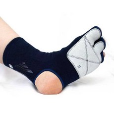 발목 아대 보호대 검도 물집방지 발바닥 압박 붕대, 왼쪽 가죽 KB-3 L(40-44), 1개