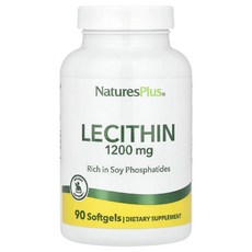 네이처스플러스 대두 레시틴 글라이신 글리신 콜린 포스파티딜 1200mg 90정 Lecithin, 1개