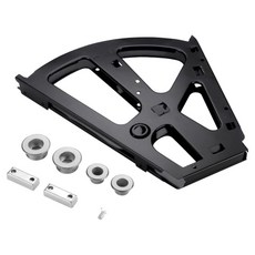 五金旋轉連接安裝片, 黑, 1套