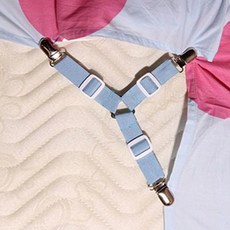 이불고정 침대커버 집게 1pcs 소파시트 패드 밀림방지 밴드, 블랙