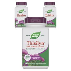 네이쳐스웨이 시슬린 리버 서포트 포뮬러 베지테리안 캡슐, 100정, 3개