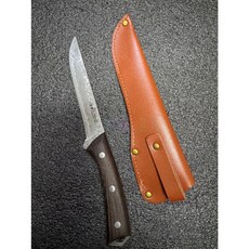 工具家達人 大馬士革小番刀 登山露營野外求生烤肉釣魚多功能刀具, 1個, 小獵刀B,原產利度