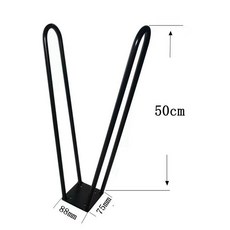 스케이트보드 스툴 롱보드 장식 테이블, 1개, 블랙 2 500mm