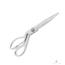 세모하나 실버 스텐 원단 재단가위 24cm 재봉가위