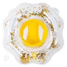 투명 꽃무늬 아기 물놀이 튜브 안전 보행 보조 수영장 여름 물놀이 유아용 안전, 1개, 상세페이지 참조