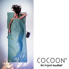 코쿤 여행용 사각라이너 코튼 100%, 캑터스블루, 1개