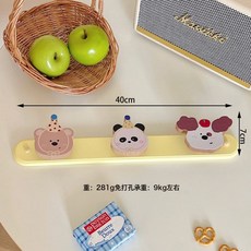 免打孔！宿舍家用排鉤衣帽掛鉤德國進口櫸木可愛韓式亞馬遜禮品, 1個, PG-0003:常規款