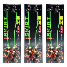 금호 문어낚시 2단 유동채비 KS-436, 3세트