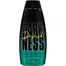 Ed Hardy Tanning Desired Darkness 다크 태닝 로션 - 빠른 릴리즈 울트라 익스트림 블랙 브론저 최대의 즉각적인 결과 타투 컬러 페이드 보호 포뮬러 2, 1개