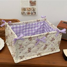 라워스 다용도 퀄팅 기저귀 바구니, 1개, 대형