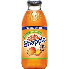 스내플 망고 16 Fl Oz Snapple Mango 16 Fl Oz, 1개, 473ml