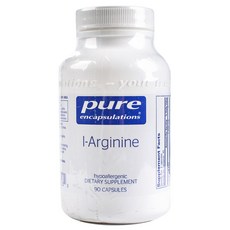 Pure Encapsulations 左旋精胺酸無麩質補充膠囊, 1個, 90顆