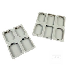 망고땡 석고 방향제 실리콘 몰드 비누실리콘몰드, 6구