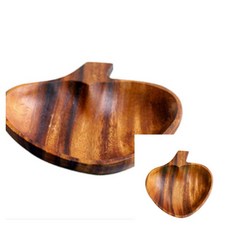 우드 자두소 디저트접시 사탕접시 케이크접시 과자그릇 디저트그릇 bab+162vG