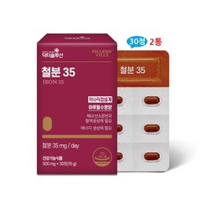 철분 비헴철 임산부 가임기 여성 성장기 청소년 임신준비 예비엄마 체내흡수율 30정, 2박스