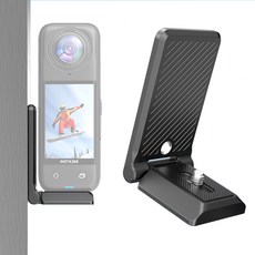 액션캠 폴딩 마그네틱 거치대 인스타360 X5 X4 고프로 오즈모 액션 포켓 금속 부착, 1개, AC-X073