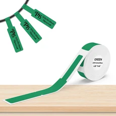 P15 라벨 용지 롤 Marklife P12 Q30 프린터 용 흰색 접착 스티커 15x30mm 투명 테이프, 07 Green Cable