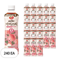 동원 보성홍차 아이스티 제로 복숭아, 500ml, 240개