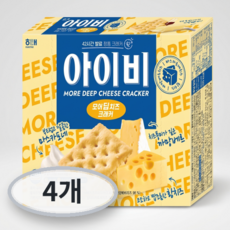 해태제과 아이비 모어딥치즈 크래커, 270g, 4개