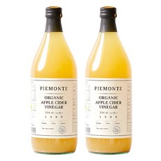 피에몬테 유기농 애플 사이다 식초, 2개, 1L