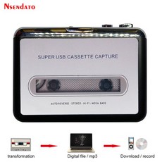 카세트 카팩 테이프 USB 플레이어 MP3 변환기 캡처 어댑터 오디오 음악 레코더, 한개옵션0