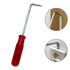 삼광 갈고리 대 인테리어필름 시트지 도배 공구 굽도 하카 갈퀴 실리콘 본드 제거, 1개