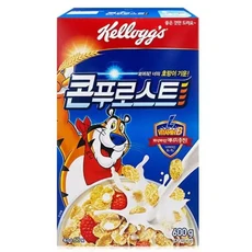 켈로그 콘푸로스트 600g 시리얼 아침대용 간식 우유 과자, 1개