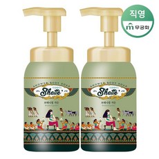 샤워때비누 버블 바디워시 보태니컬 가든, 600ml, 2개