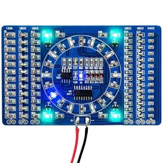 SMD 로터리 LED 체이서 키트 - 기술 교육 및 DIY 프로젝트용 납땜 연습 보드