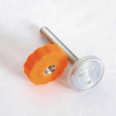 막대펜스 스레드 화장실 나사 스핀들 압력 문 수리 교체 부품 세트, 1개, 흰색 상단 볼트 1팩